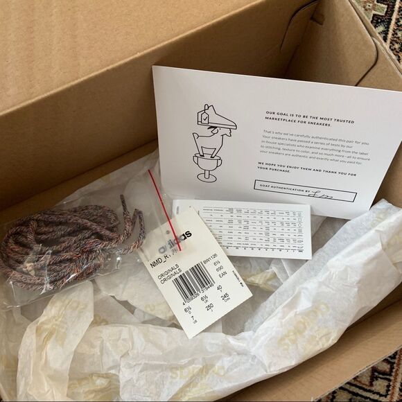 Adidas NMD R1 PK Primeknit Color Static Sneakers BW1126 US 7 - Picture 10 of 13